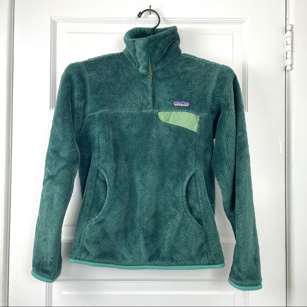 Patagonia Green Fleece Pullover, Women’s XS